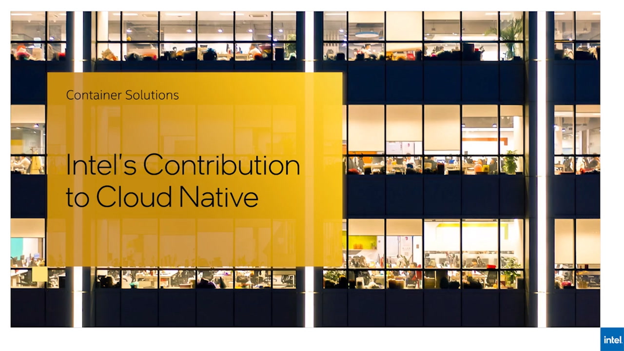 Intel's Contribution to Cloud Native