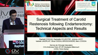 Traitement chirurgical de la resténose post-endartériectomie : techniques et résultats