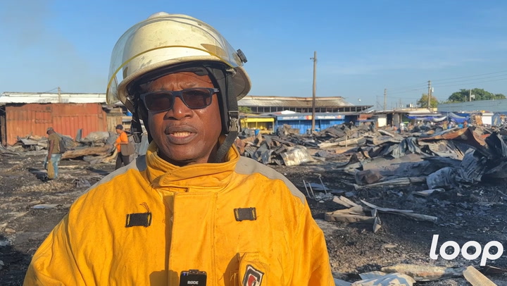 Fire destroys 'Ray Ray' Market in downtown Kingston