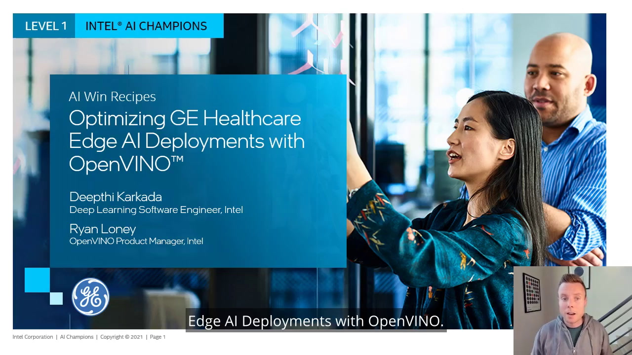 Chapter 1: Optimizing GE Healthcare Edge AI Deployments with OpenVINO™