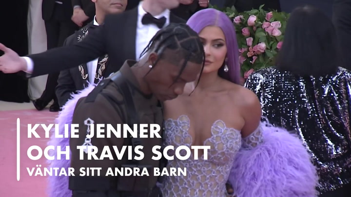 TV: Kylie Jenner väntar sitt andra barn med Travis Scott