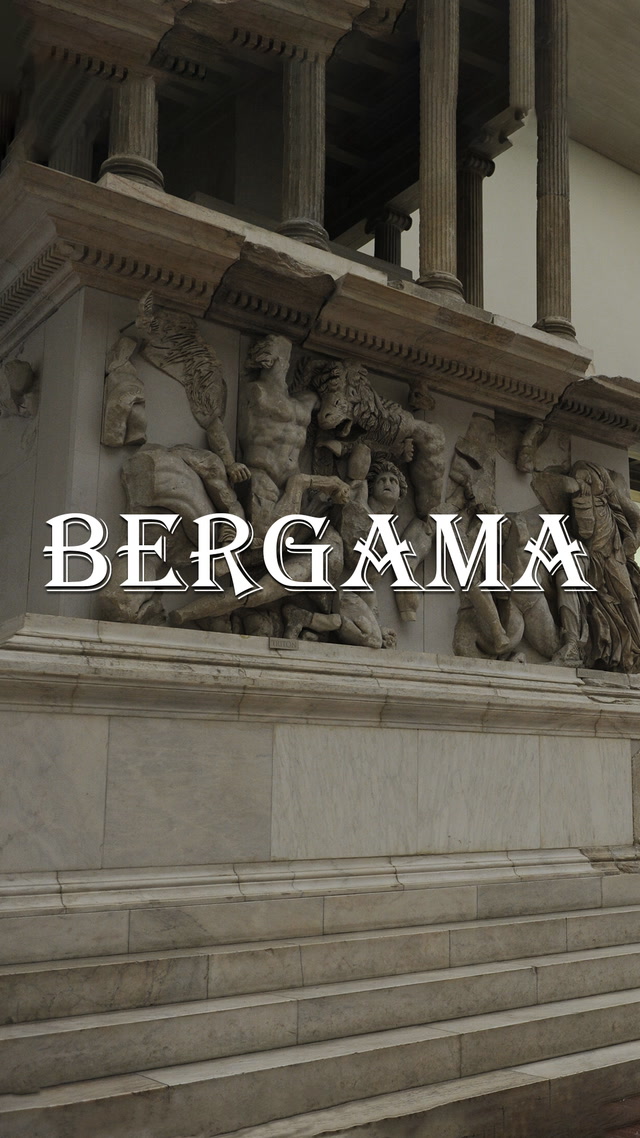 Bergama'nın haritasını çizebilir misin?