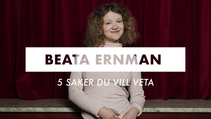 TV: 5 saker om Beata Ernman som du kanske inte visste