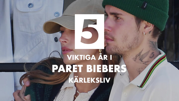 TV: Se 5 viktiga år i paret Biebers kärleksliv