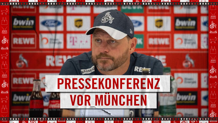 Pressekonferenz vor München