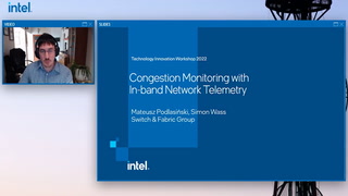 Congestion Monitoring with In-Band Network Telemetry