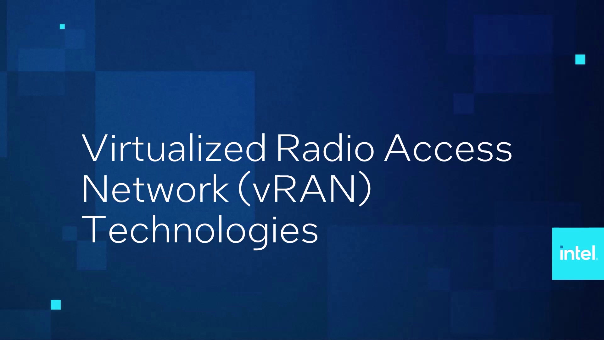 Virtualized Radio Access Network (vRAN) Technologies