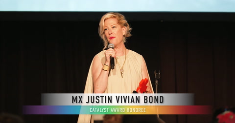 Mx. Justin Vivian Bond Accepts Queerty's Pride50 Catalyst Award