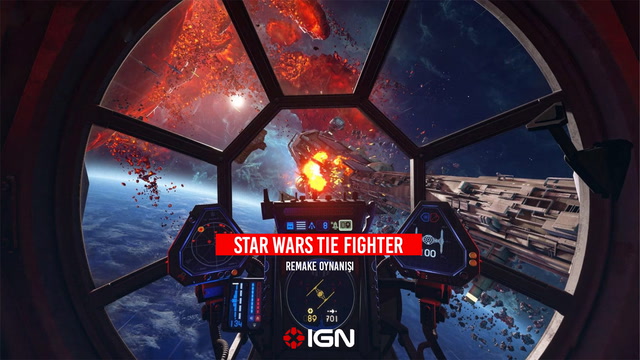IGN -  Star Wars Tie Fighter Remake Oynanışı