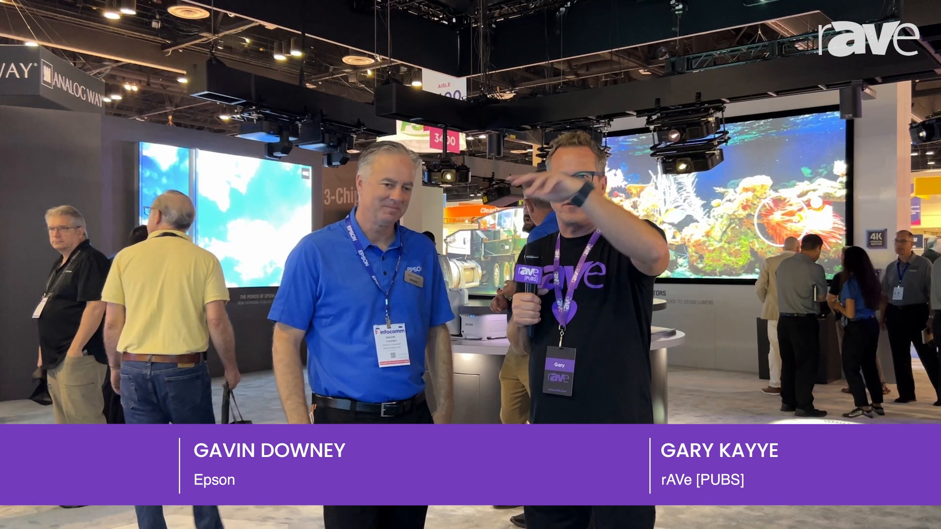 InfoComm 2023: Here’s an Interview Between Gary Kayye and Gavin Downey of Epson