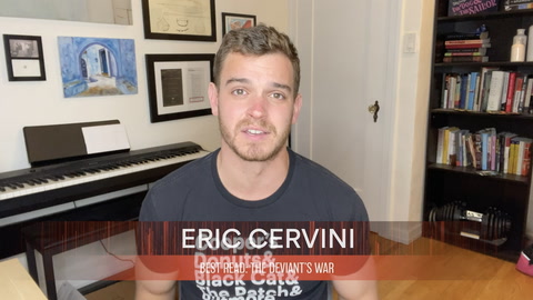 Eric Cervini, Winner of BEST READ at the Queerties