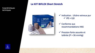 Traiter l’ulcère veineux avec le Kit Biflex Thuasne réutilisable, cas clinique en pratique.