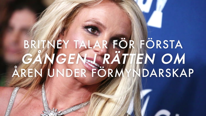 TV: Britney Spears talar för första gången i rätten om åren under förmyndarskap