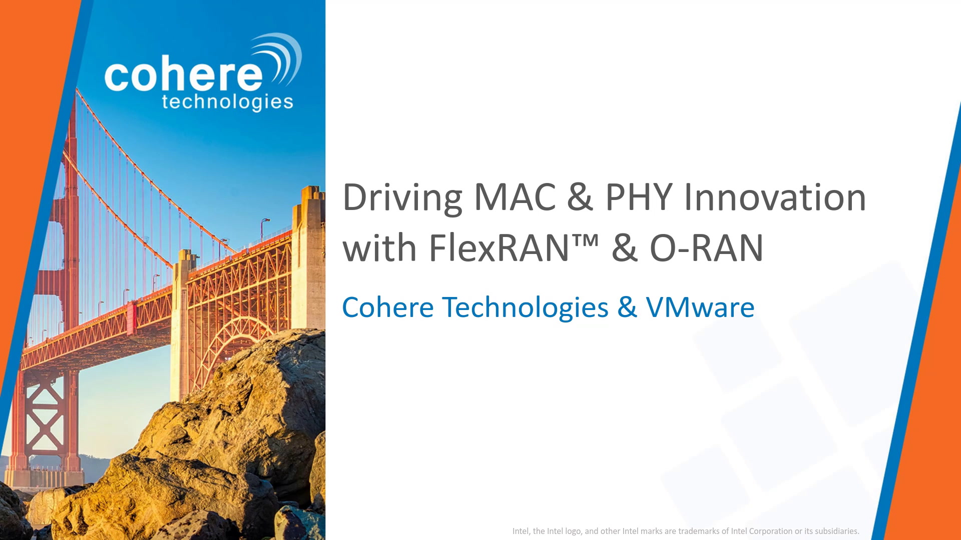Driving MAC & PHY Innovation with FlexRAN™ and O-RAN