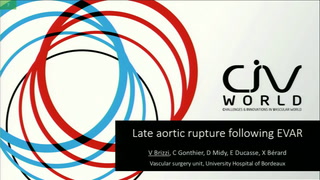 Rupture aortique tardive après EVAR