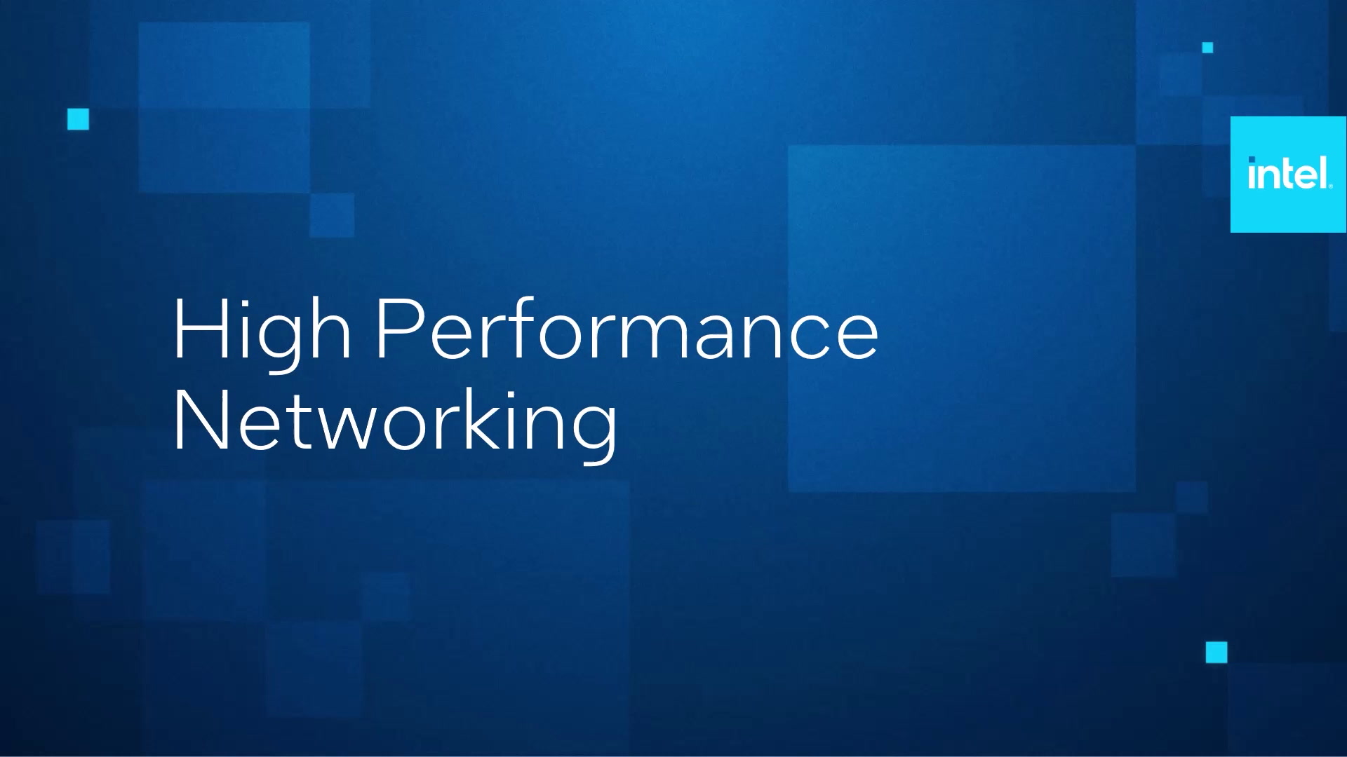 High Performance Networking  