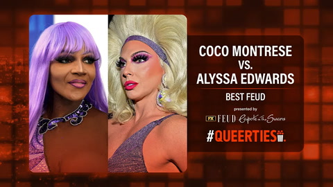 Alyssa Edwards & Coco Montrese win Best Feud at the 12th annual Queerties Awards