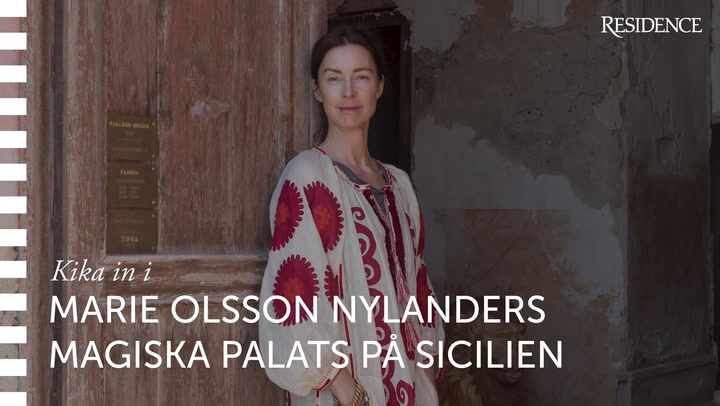 TV: Kika in i Marie Olsson Nylanders palats på Sicilien