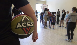 Las Vegas Aces Host Basketball Clinic at Local YMCA – Video