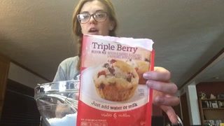 TRIPLE BERRY MUFFINS 