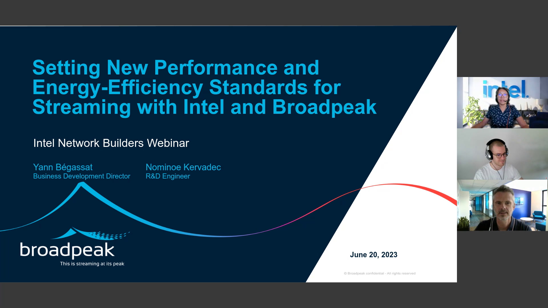 Setting New Performance and Energy-Efficiency Standards for Streaming