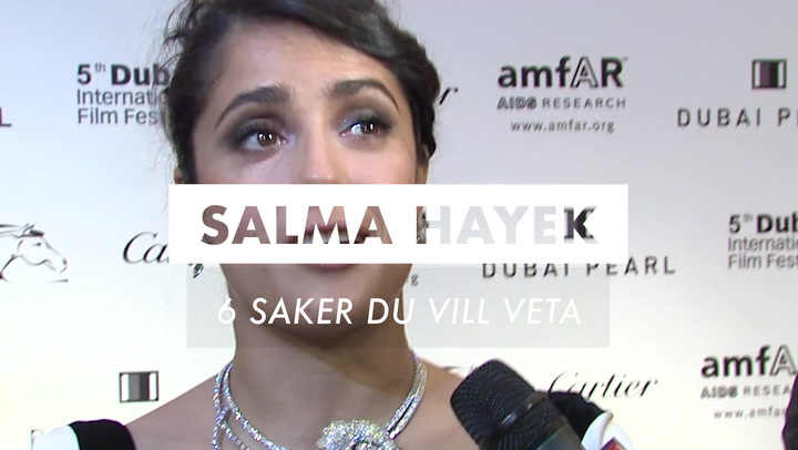 TV: Salma Hayek - 6 saker du vill veta