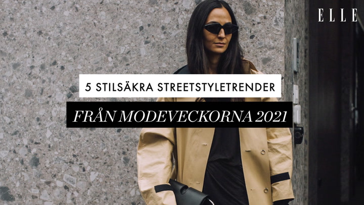 Inspireras av modeveckorna – här är 5 stilsäkra streetstyletrender 2021