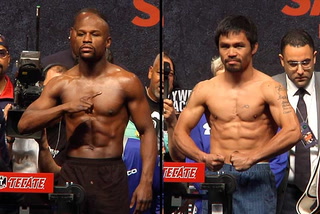 Mayweather vs Pacquiao, the weight is over.