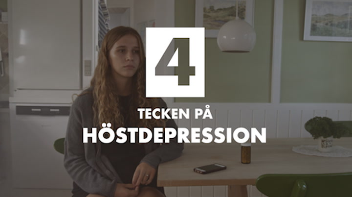 TV: Se 5 tecken på höstdepression