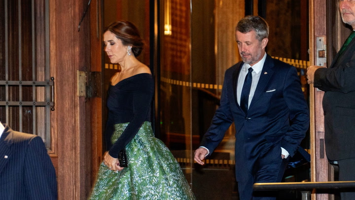 Image: Her forlater kronprinsparet festen etter skandaleryktene