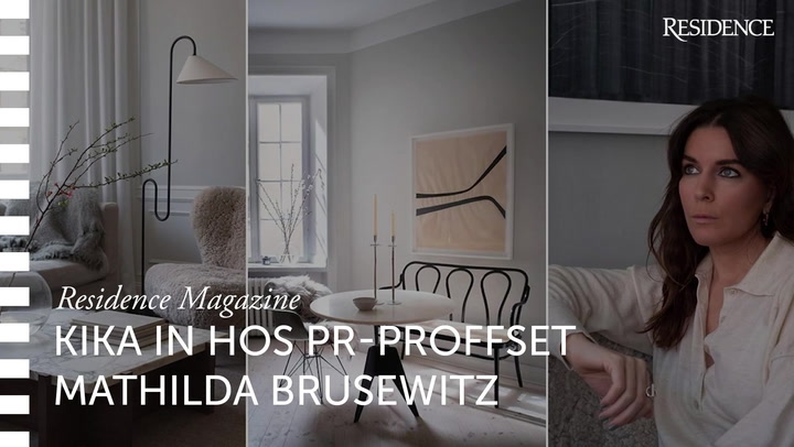 TV: Kika in hemma hos PR-proffset Mathilda Brusewitz