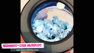 MasonBrite™ Stash Jar Displays | Fits 4 oz 8 oz 16 oz 32 oz 64 oz 128 oz Mason Jars Available Everywhere