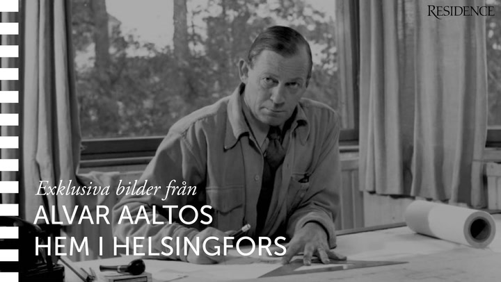 TV: Exklusiva bilderna – Alvar Aaltos hem i Helsingfors