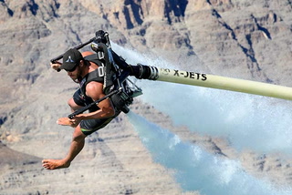 Jetpack combines water sports and flying