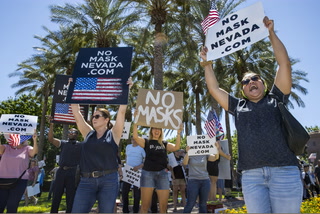 No Mask Nevada protests governor’s mask mandate in Henderson – VIDEO