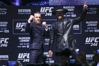 UFC 246 Press Conference: McGregor vs. Cerrone Highlights and Staredown – VIDEO