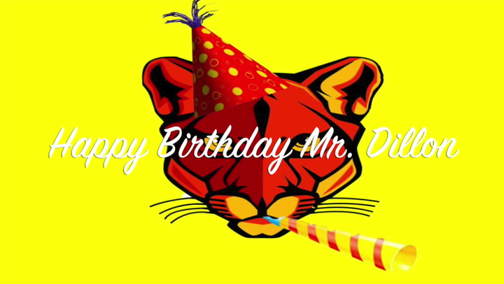 Mr. Dillon's Birthday