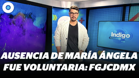 Ausencia de María Ángela fue voluntario: FGJCDMX / eso y más noticias en INExpress con  @AdyMoss ​