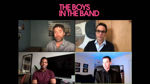Jim Parsons, Michael Benjamin Washington & Brian Hutchinson on 'The Boys in the Band'