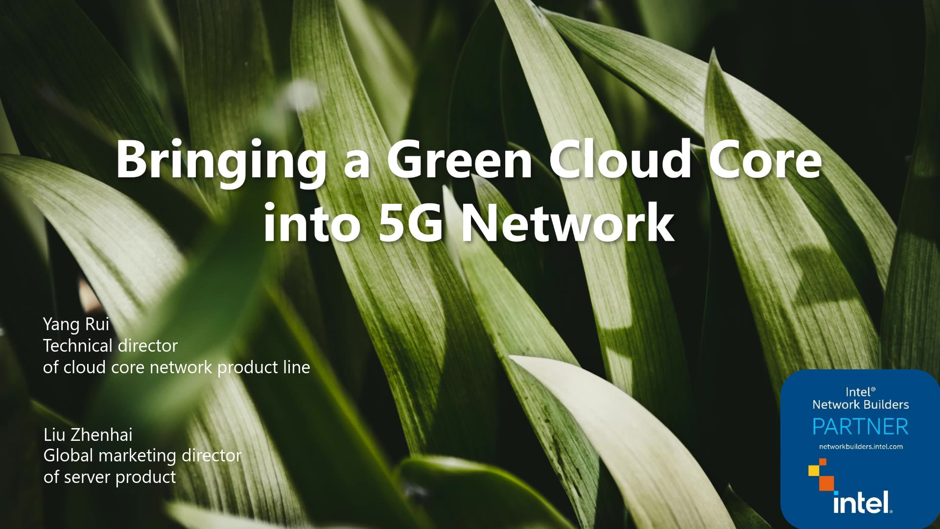Bringing a Green Cloud Core Into 5G Networks