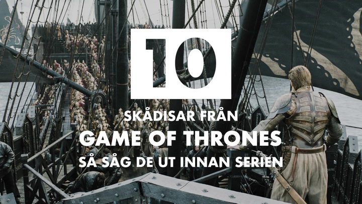 TV: 10 skådisar från "Game of thrones" - så såg de ut innan serien