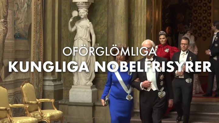 TV: Oförglömliga kungliga Nobelfrisyrer
