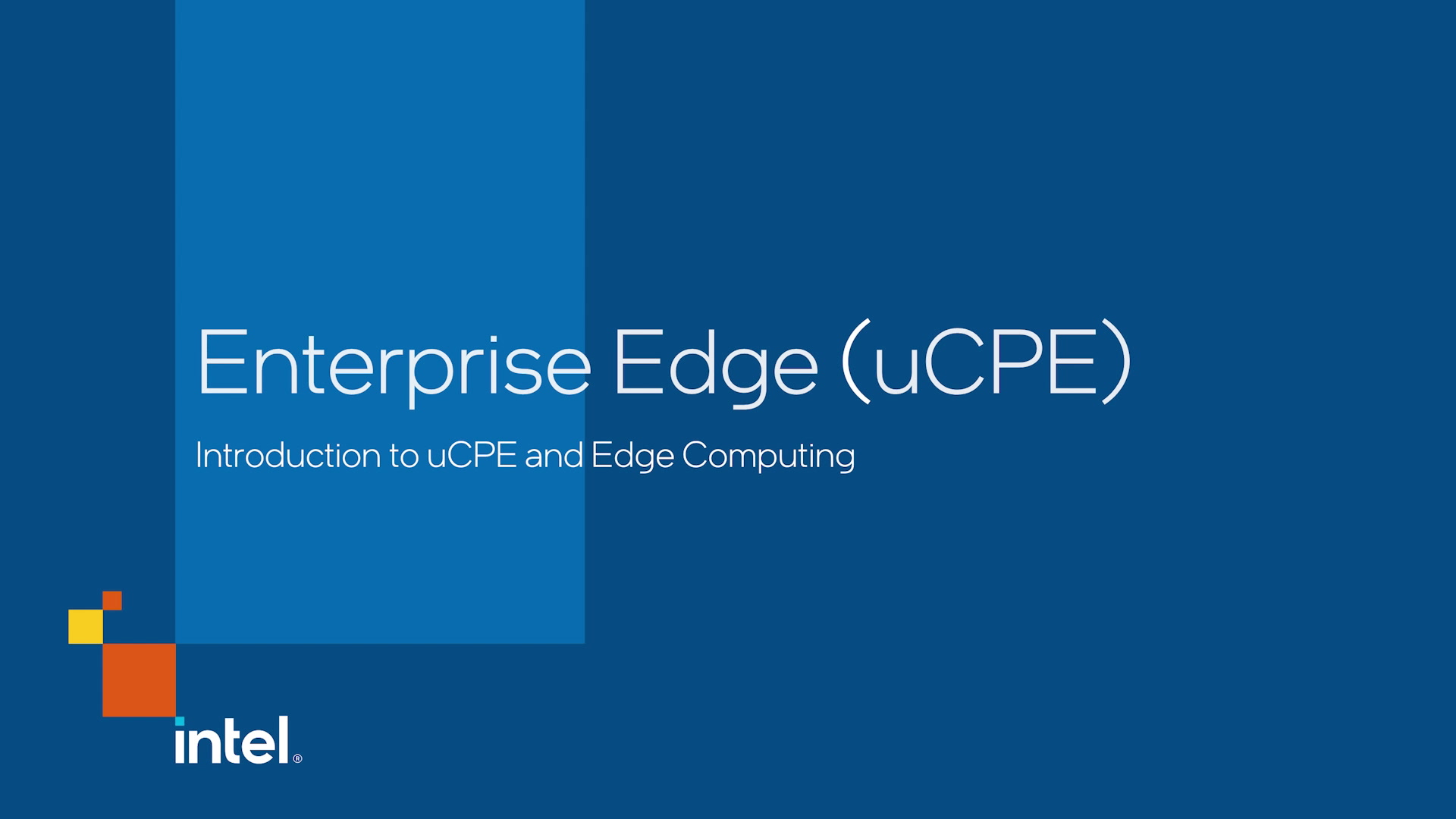 Enterprise Edge (uCPE): Introduction to uCPE and Edge Computing