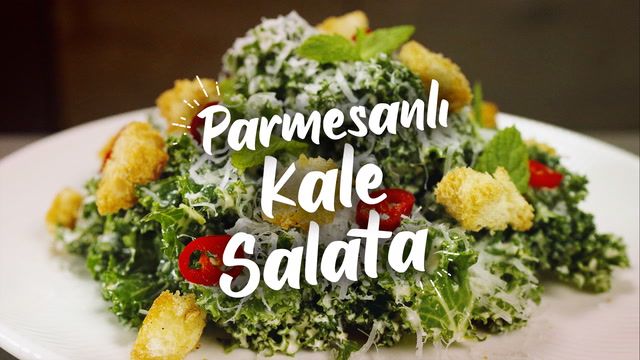 Yemek Hazır - Parmesanlı Kale Salata