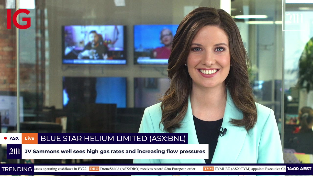 Blue Star Helium’s (ASX:BNL) JV Sammons well sees high gas rates and increasing flow pressures - The Market Herald