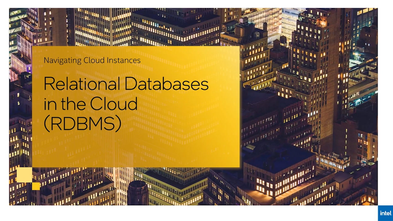 Chapter 1: Relational Databases in the Cloud (RDBMS)