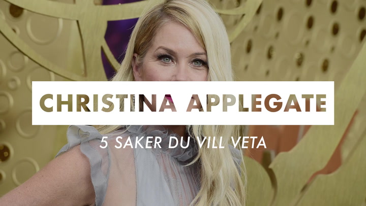 TV: 5 saker du vill veta om Christina Applegate