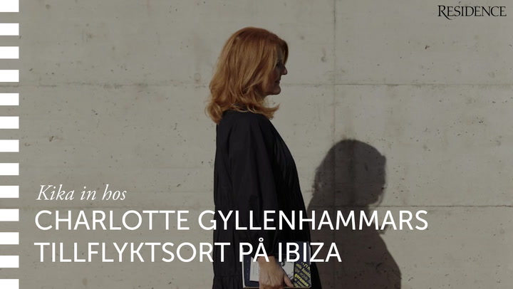 Kika in hos Charlotte Gyllenhammar på Ibiza