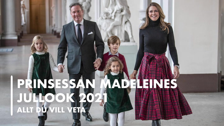 TV: Prinsessan Madeleines jullook 2021 - allt du vill veta