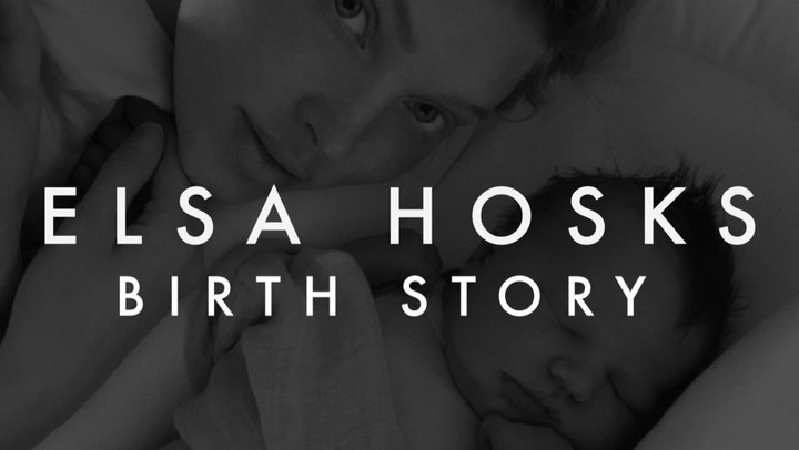 TV: Se Elsa Hosks fina birth story